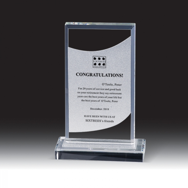 크리스탈 상패 HB-7376WS